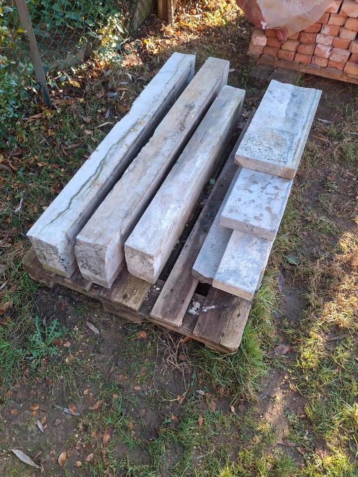 Oude natuursteen tabletten, Doe-het-zelf en Bouw, Metselstenen, Ophalen