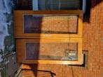 Dubbel glasdeur, Doe-het-zelf en Bouw, Deuren en Vliegenramen, Glas, 80 tot 100 cm, Gebruikt, Ophalen