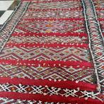 Prachtige Marokkaanse berber kilim rug, Utilisé, Rouge, Enlèvement ou Envoi