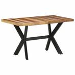 Smalle eettafel Jantien 140x70x75 cm massief hout bruin, Huis en Inrichting, Tafels | Eettafels, 100 tot 150 cm, Verzenden, Nieuw