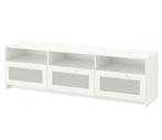 Meuble TV BRIMNES Ikea - blanc, Maison & Meubles, Armoires | Mobilier de télévision, Comme neuf, Enlèvement