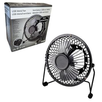 Ventilator usb zwart 13 cm beschikbaar voor biedingen