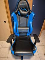 Dx racer Gaming stoel, Huis en Inrichting, Ophalen, Gebruikt, Blauw, Bureaustoel