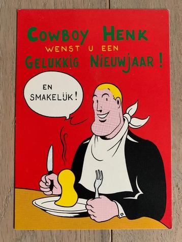COWBOY HENK postkaart Nieuwjaar * 1991 KAMAGURKA HERR SEELE