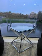 Bijzettafel, Ophalen, Zo goed als nieuw, Glas