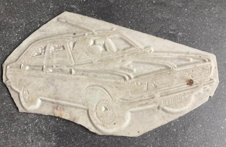 Auto-Chrysler-jaren70-Vintage-Drukpers-Stempel-Zeer mooi-Rar, Verzamelen, Automerken, Motoren en Formule 1, Zo goed als nieuw