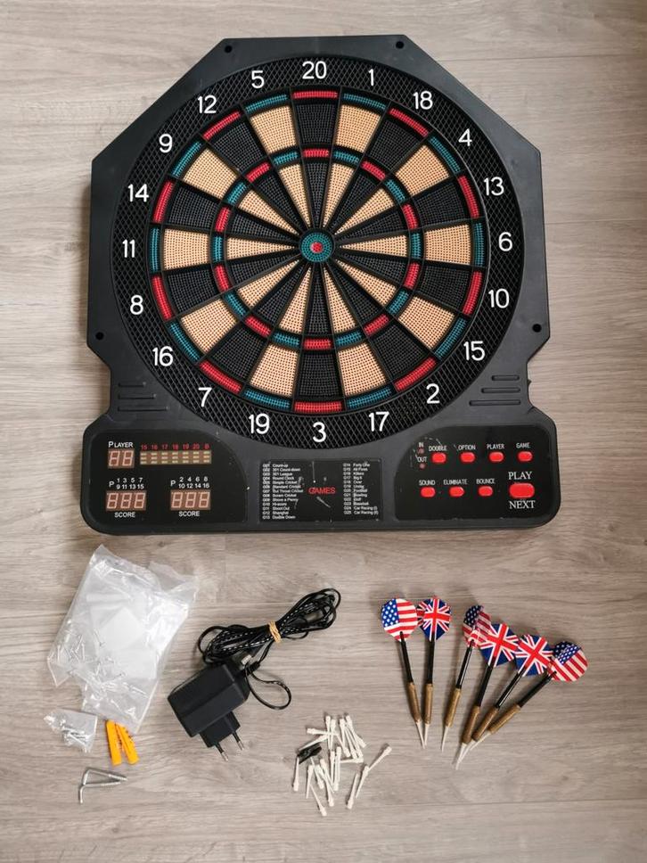 Elektronisch darts bord, Sports & Fitness, Fléchettes, Utilisé, Cible de fléchettes, Électronique, Enlèvement