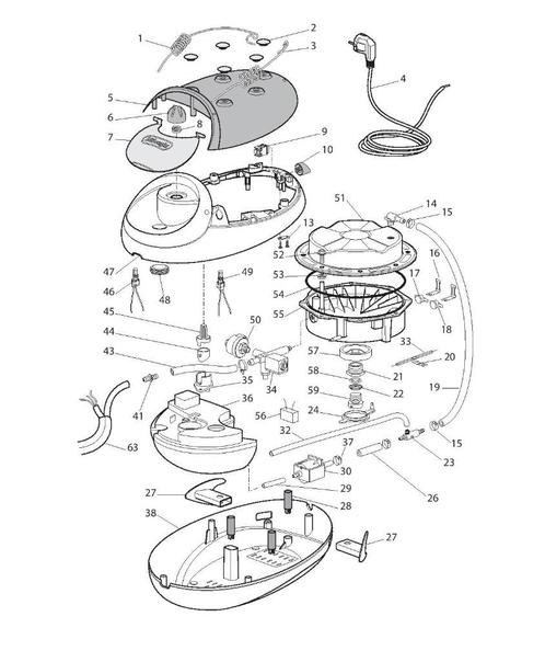 Onderdelen Delonghi strijkijzer, Elektronische apparatuur, Onderdelen en Toebehoren, Gebruikt, Ophalen of Verzenden