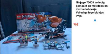 Lego 18 dozen ninjago +2 losse met doos en instructieboekje  beschikbaar voor biedingen