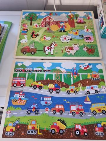 Houten kinderpuzzel beschikbaar voor biedingen