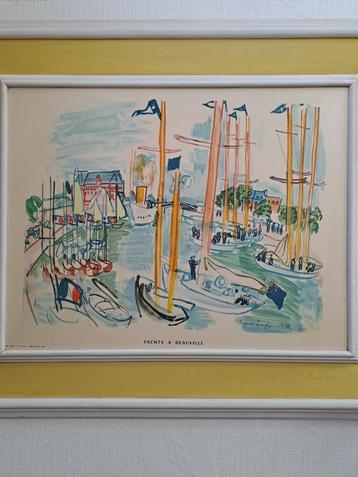 Raoul DUFY Yachts à Deauville 1926 lithographie   beschikbaar voor biedingen