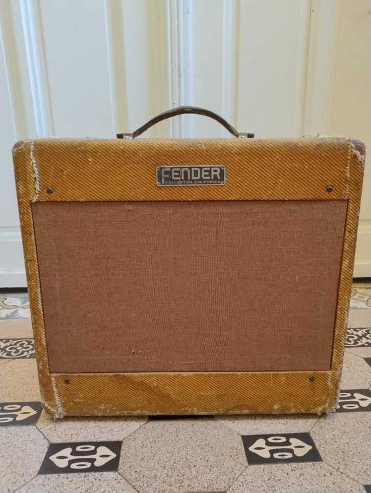 Vintage Fender Tweed Deluxe (1954), Muziek en Instrumenten, Versterkers | Bas en Gitaar, Gebruikt, Gitaar, Minder dan 50 watt