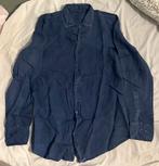 Donkerblauw linnenhemd van Zara, Nieuw, Halswijdte 39/40 (M), Zara Man, Verzenden
