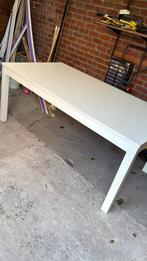 Ikea tafel van 175 tot 260cm lang, Huis en Inrichting, Tafels | Eettafels, Ophalen, Gebruikt, 50 tot 100 cm, Vijf personen of meer