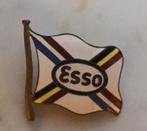 PRACHTIG EMALLE PET EMBLEEM  ESSO  VLAGGETJE, Verzamelen, Merken en Reclamevoorwerpen, Verzenden