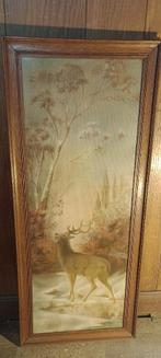 Schilderij op stof gesigneerd Louis Maurey, 1920, 40x96,n327, Antiek en Kunst, Ophalen