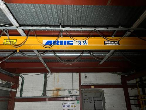 Rolbrug , bovenloopkraan Abus 3,2 Ton, Doe-het-zelf en Bouw, Lieren en Takels, Gebruikt, Elektrisch, Ophalen