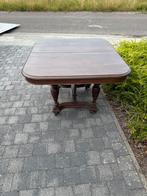 Antieke uitschuifbare tafel + 6 stoelen, Antiek en Kunst, Ophalen