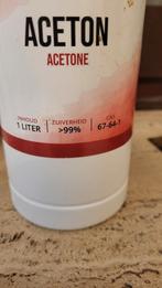 Aceton,  flessen van 1 liter, Enlèvement