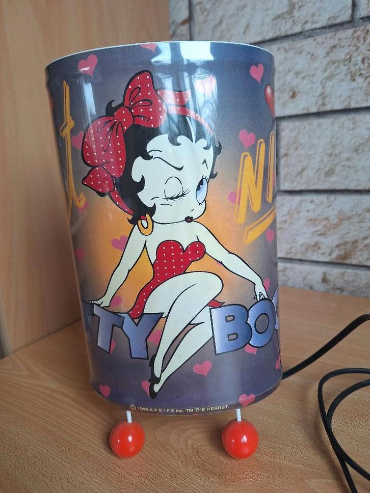 Betty Boop lampe signé, Collections, Statues & Figurines, Neuf, Humain, Enlèvement ou Envoi