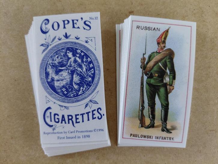 Uniforms of Soldiers & Sailors complete set 25 chromos REPRO, Verzamelen, Militaria | Algemeen, Overige soorten, Overige typen