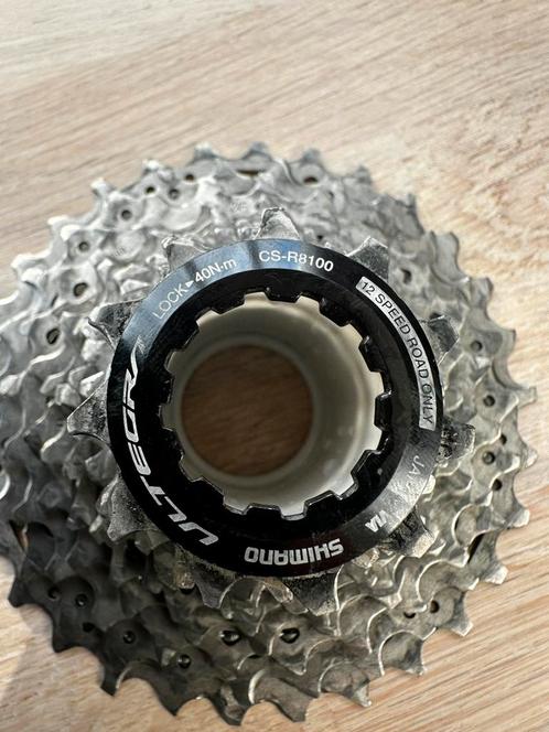 Shimano Ultegra CS-R8100 12V-cassette, Fietsen en Brommers, Fietsonderdelen, Gebruikt, Racefiets, Wiel, Ophalen of Verzenden