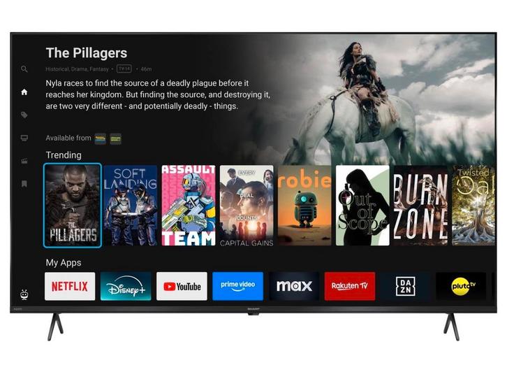 Sharp 50” Smart TV QLED 4K - NEUF DANS SA BOÎTE !, TV, Hi-fi & Vidéo, Télévisions, Neuf, QLED, 100 cm ou plus, 4k (UHD), Sharp