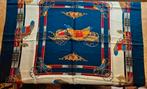 Foulard vintage zijden sjaal met koets, Kleding | Dames, Ophalen of Verzenden, Zo goed als nieuw, Sjaal