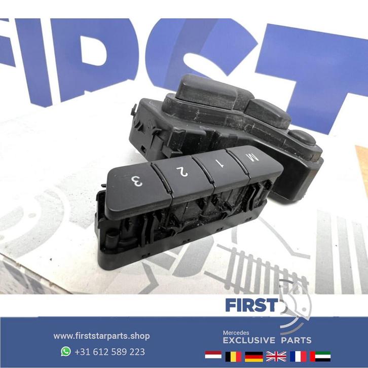 W176 W117 W156 45 AMG ELEKTRISCHE STOEL BEDIENING KNOPPEN ME, Auto-onderdelen, Interieur en Bekleding, Mercedes-Benz, Gebruikt