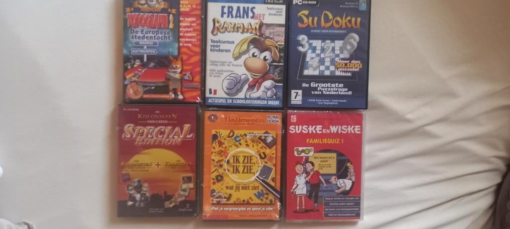 5 nieuwe PC CD-rom spelletjes, Games en Spelcomputers, Games | Pc, Nieuw, Puzzel en Educatief, Vanaf 7 jaar, Eén computer, Ophalen of Verzenden