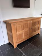 Gezandstraalde eiken kast met 1 lade. B187  H95 D53, Huis en Inrichting, Ophalen, Gebruikt, 150 tot 200 cm, Eikenhout