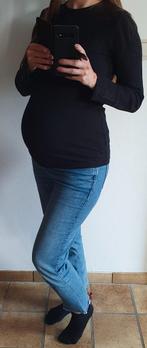 Zwangerschapsjeans en zwarte -trui met mooi afgewerkte mouw, Kleding | Dames, Zwangerschapskleding, H&M, Zwart, Trui of Vest, Ophalen of Verzenden