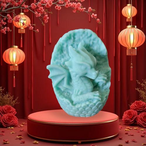 Draak met soya wax gemaakt, Huis en Inrichting, Woonaccessoires | Kandelaars en Kaarsen, Nieuw, Ophalen of Verzenden