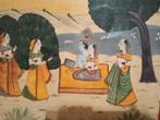 Indische schilderij op zijde, Antiek en Kunst, Ophalen of Verzenden