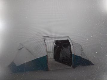 Koepeltent 4 personen met 2 slaapruimtes, Ophalen, Gebruikt