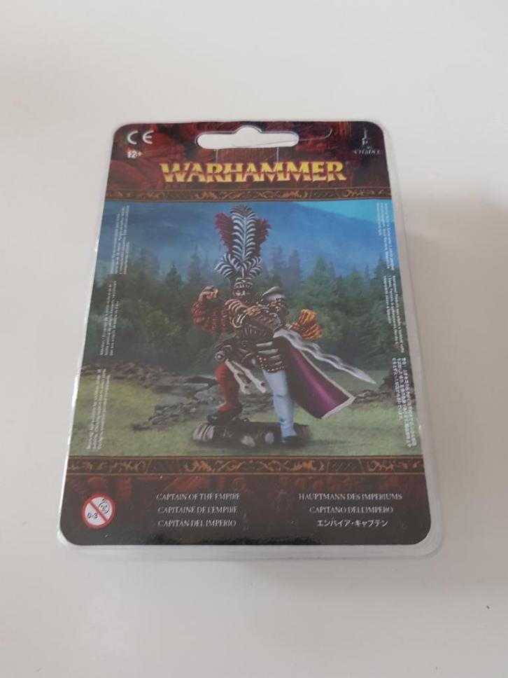 warhammer old world: Captain of the empire, sealed, Hobby en Vrije tijd, Wargaming, Nieuw, Warhammer, Figuurtje(s), Ophalen of Verzenden