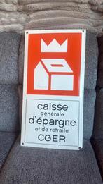 emaille reclame    aslk - cger     jaren 70, Verzamelen, Ophalen, Zo goed als nieuw