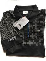 POLO LACOSTE (original) Noir/C blanc, taille XL, Kleding | Heren, Polo's, Ophalen of Verzenden, Lacoste, Zwart, Maat 56/58 (XL)