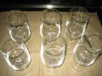 Set van 6  hoge vintage glazen op voet  van Luminarc, France, Antiek en Kunst, Ophalen