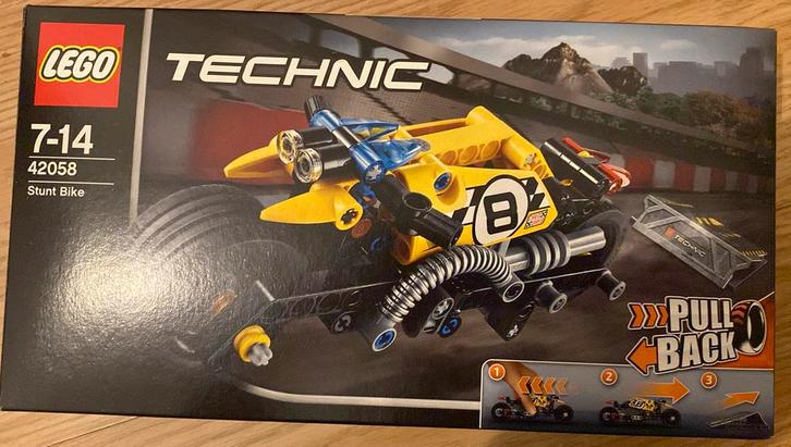 Lego Technic Stunt Bike, Kinderen en Baby's, Speelgoed | Duplo en Lego, Zo goed als nieuw, Lego, Complete set, Ophalen of Verzenden