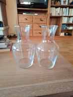 Lot de 2 carafes 21 cm de haut, Enlèvement, Utilisé, Verre ou Verres