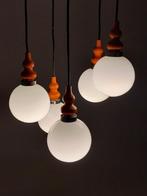 Vintage Cascade Hanglamp, Jaren 70, Gebruikt, 50 tot 75 cm, Vintage, Ophalen of Verzenden