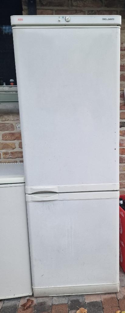koel-vriescombinatie AEG öko_Santo, Elektronische apparatuur, Koelkasten en IJskasten, Gebruikt, Met vriesvak, 200 liter of meer