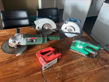 Pakket elektrisch gereedschap beschikbaar voor biedingen