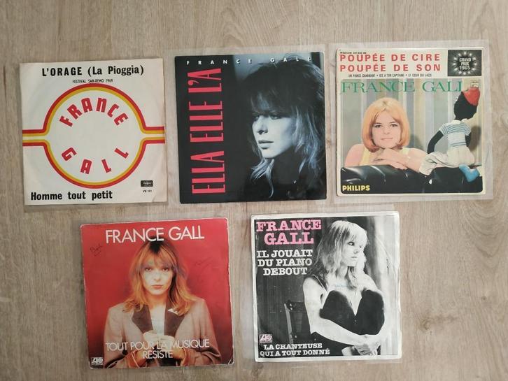FRANKRIJK GALL SP EN EP VINYLSET, Cd's en Dvd's, Vinyl | Rock, Gebruikt, Verzenden