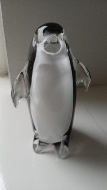 Henryk Rysz - beeldje pinguïn handgeblazen glas vintage beschikbaar voor biedingen