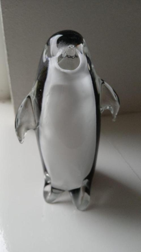 Henryk Rysz - beeldje pinguïn handgeblazen glas vintage, Verzamelen, Beelden en Beeldjes, Nieuw, Dier, Verzenden