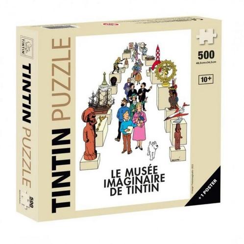 PUZZLE TINTIN - LE MUSÉE IMAGINAIRE -500 PIÈCES, Collections, Personnages de BD, Neuf, Livre ou Jeu, Tintin