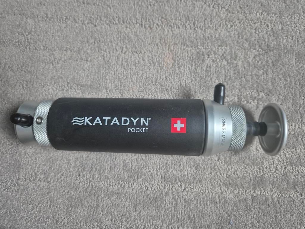 Filtre à eau portable Katadyn Pocket Filter — comme neuf, Sports & Fitness, Alpinisme & Randonnée, Enlèvement ou Envoi