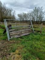 Heras hekken met kunststof voet en klem 2m x 3m 3stuks, Tuin en Terras, Kunststof, Gebruikt, Ophalen